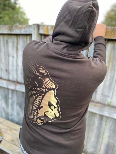 The Katchafire Womens Lion Head Coffee Hoods are a limited edition hood with the lion head print.  Thick 360gsm hood.  Mens sizes available.