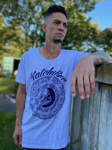 The Katchafire Mens Mandala Tee is a Maori inspired design incorporating Katchafire's signature lion head in the centre.  Available in Rasta colour print, and White on Maroon tees too.