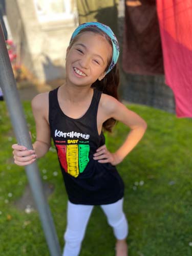 The Katchafire Kids One Love Bodysuit is a bright design, featuring the signature red, yellow, green colours.  And you can't help but think of Love Letter... One Love Baby One Love...