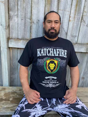 The Katchafire Mens Legacy tee - from the Legacy tour.  In Black.  S - 2xl.  Great tour tee to bring back great memories.