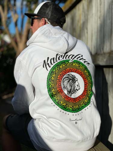The Katchafire Mandala Rasta Zip Hoodies is an awesome new zip hood. The mandala rasta on back and single print on front - standout hoodies.
