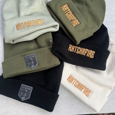 The Katchafire Beanies are a great winter addition.  With 2 styles available - Pom Pom and Cuff beanie.  Multiple colours available.  Badge or Embroidered.