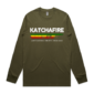 The Katchafire Distress Long Sleeve Tee is a great tee available in 5 colours. S – 5xl. Distressed logo in signature colours on front. PREORDER ONLY.
