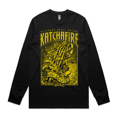 The Katchafire Bone Hands Long Sleeve Tee are an awesome addition to our Katchafire preorder merchandise. First time offered in hoods, crews and long sleeve tees. Available on a preorder only.