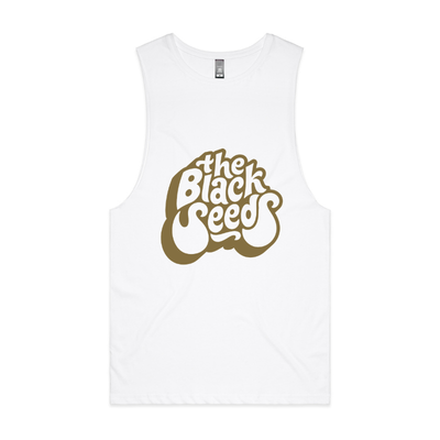 The Black Seeds Classic Bubble Barnard Tank is a new style to this collection.  With distinctive The Black Seeds logo on the chest and available in various sizes and colours All orders will be dispatched the week of the 24th August.
